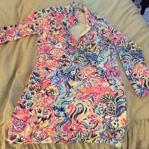 Lilly Pulitzer skipper popover dress with pockets